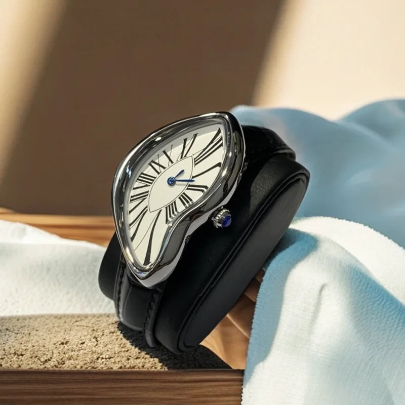 DALVERO® Surrealist Sapphire Crystal Watch – Avant-Garde Edition