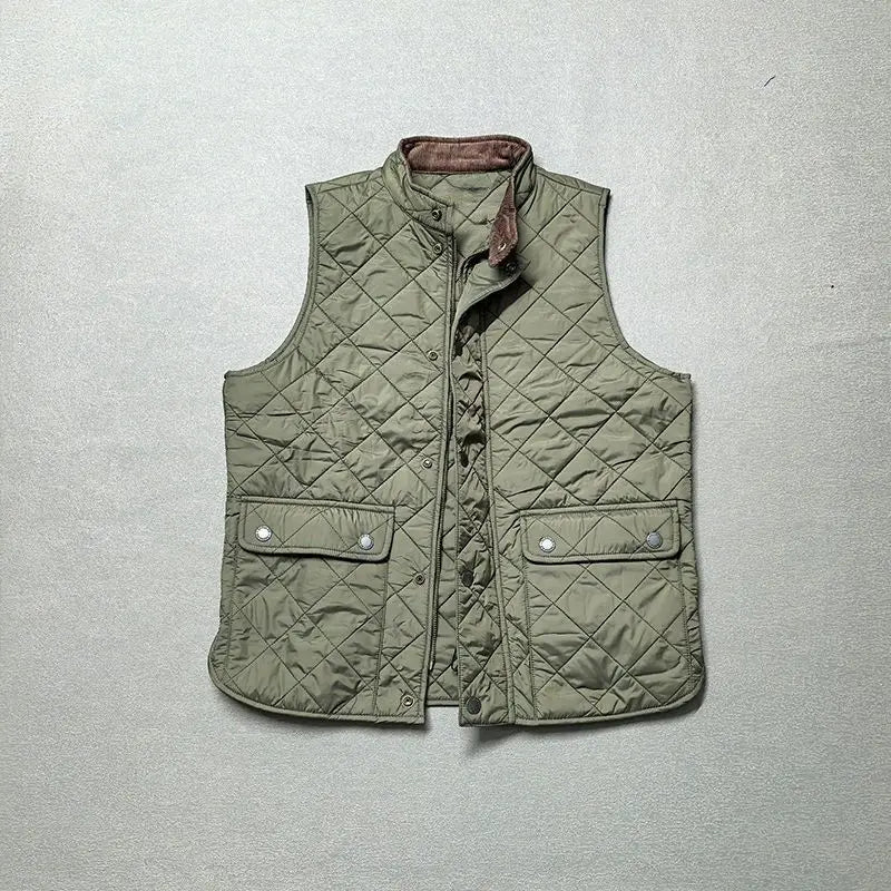BROGUE® Quilted Cotton Zip Vest