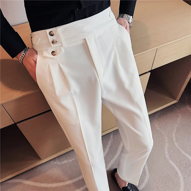 ARLINGTON® 2026 British Style High Waist Slim Fit Suit Pants for Men
