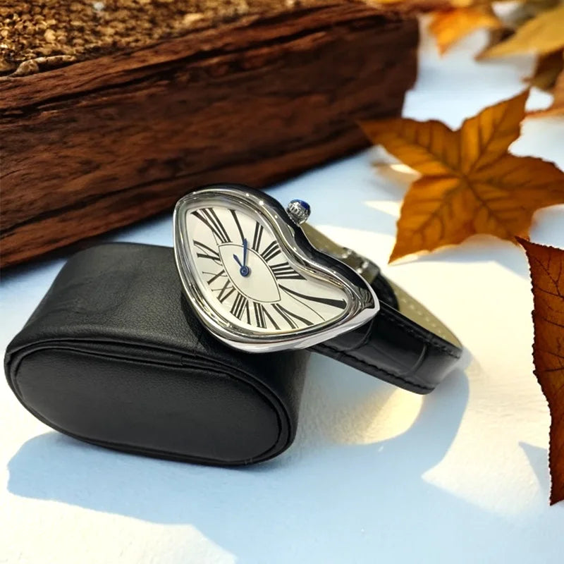 DALVERO® Surrealist Sapphire Crystal Watch – Avant-Garde Edition