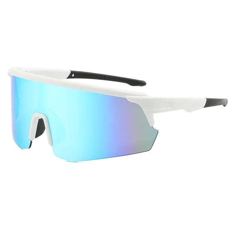 RUNNR Sports Sunglasses — UV400 Protection · Anti-Fog · Mirrored Wraparound Lens