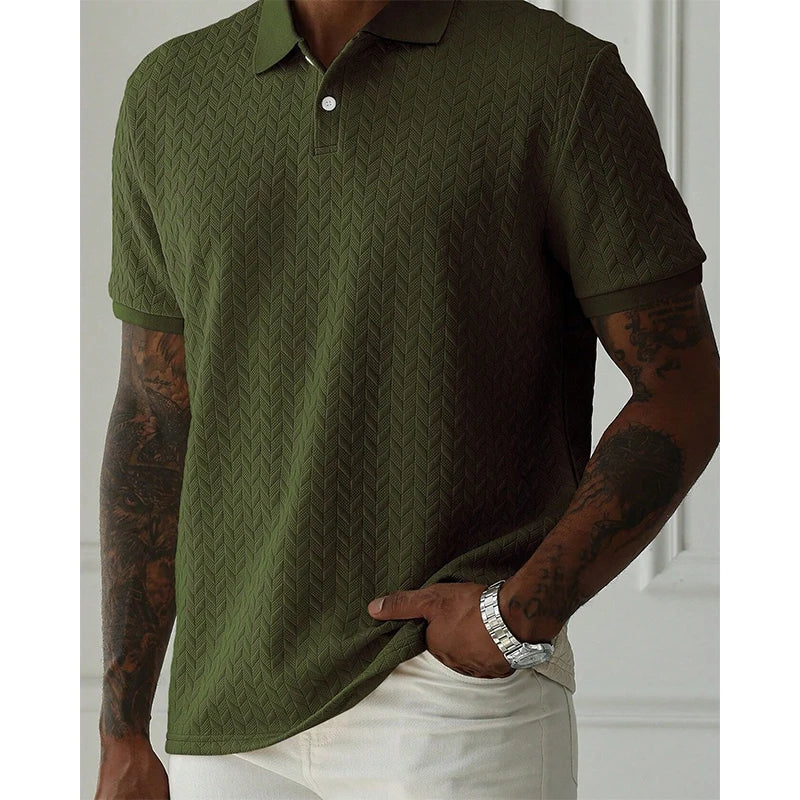 TORRINO® Short Sleeve Knit Polo Shirt