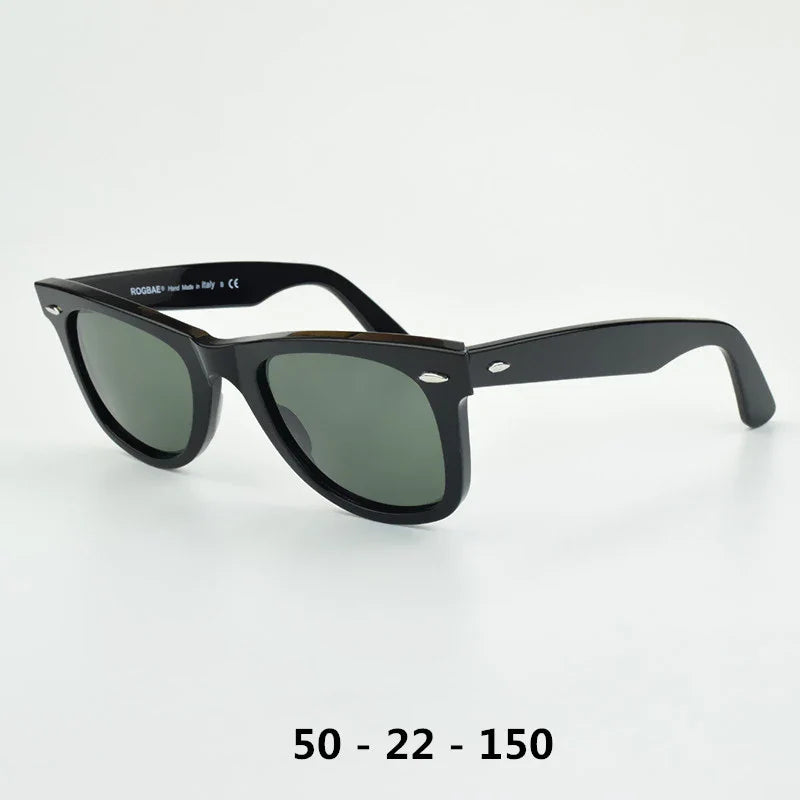 RIVETTO® Classic Glass Lens Sunglasses