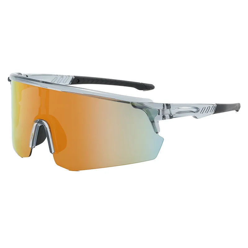 RUNNR Sports Sunglasses — UV400 Protection · Anti-Fog · Mirrored Wraparound Lens