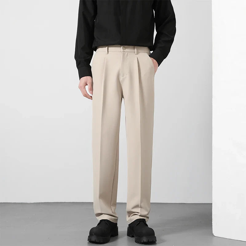 BRINDISI® Loose Straight Drape Trousers