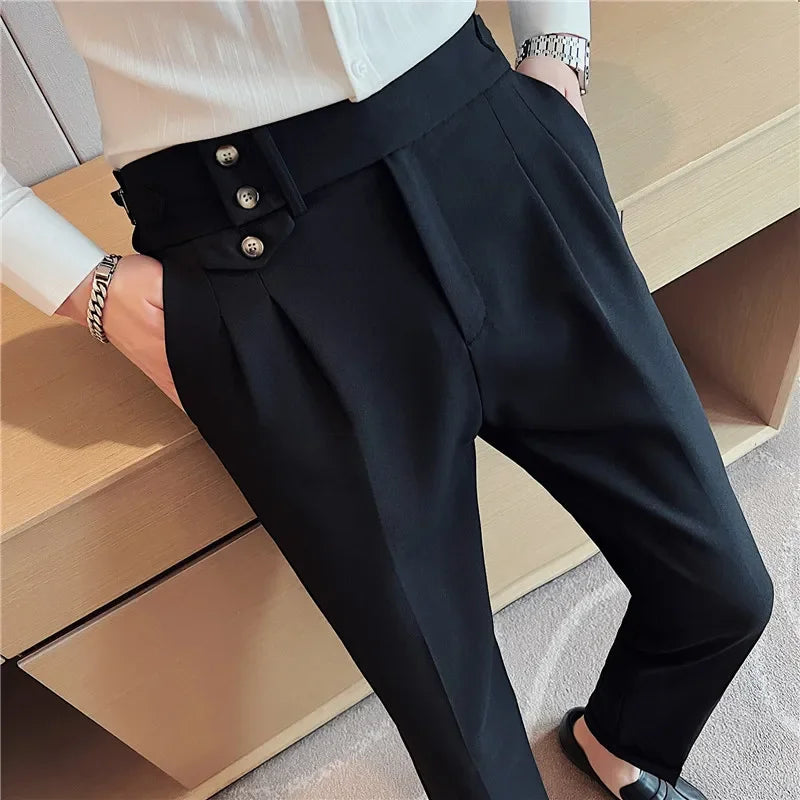 ARLINGTON® 2026 British Style High Waist Slim Fit Suit Pants for Men