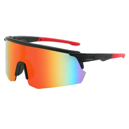 RUNNR Sports Sunglasses — UV400 Protection · Anti-Fog · Mirrored Wraparound Lens