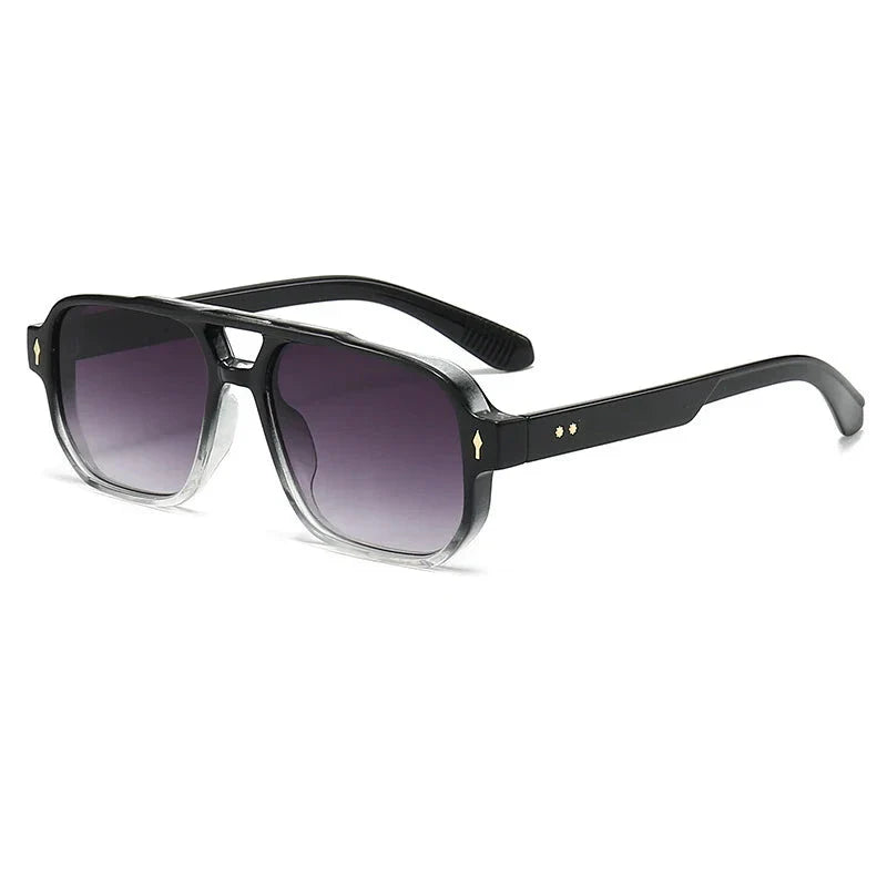 STIRLING® Square Tortoiseshell Preppy Sunglasses