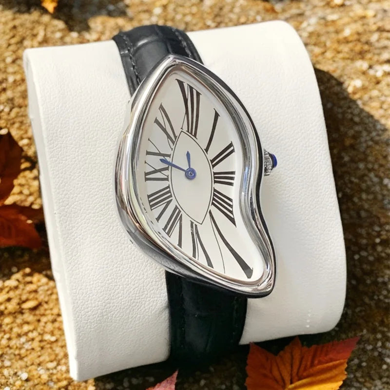 DALVERO® Surrealist Sapphire Crystal Watch – Avant-Garde Edition