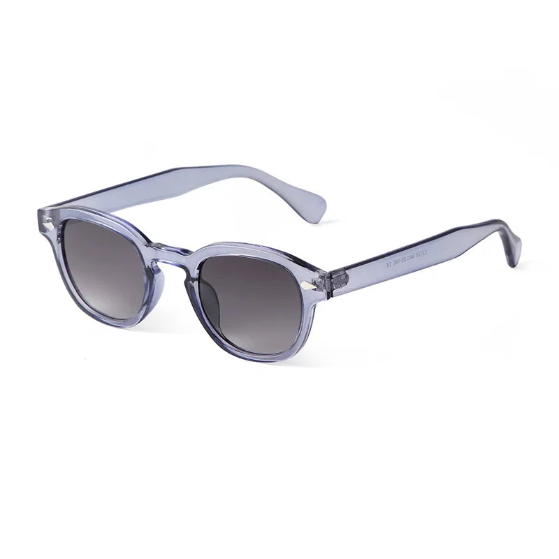 SOLARI® Retro Shell Round Rivet Sunglasses