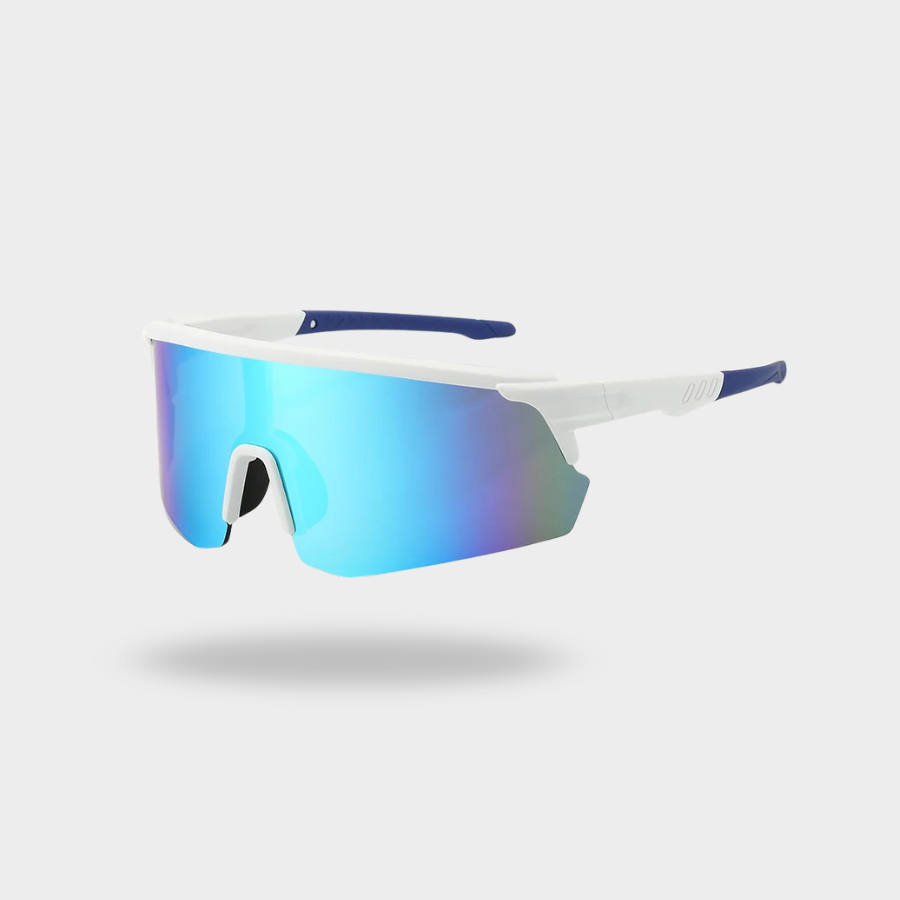 RUNNR Sports Sunglasses — UV400 Protection · Anti-Fog · Mirrored Wraparound Lens