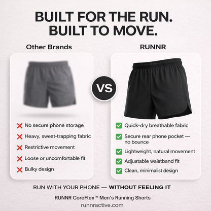 RUNNR CoreFlex™ Men’s Running Shorts