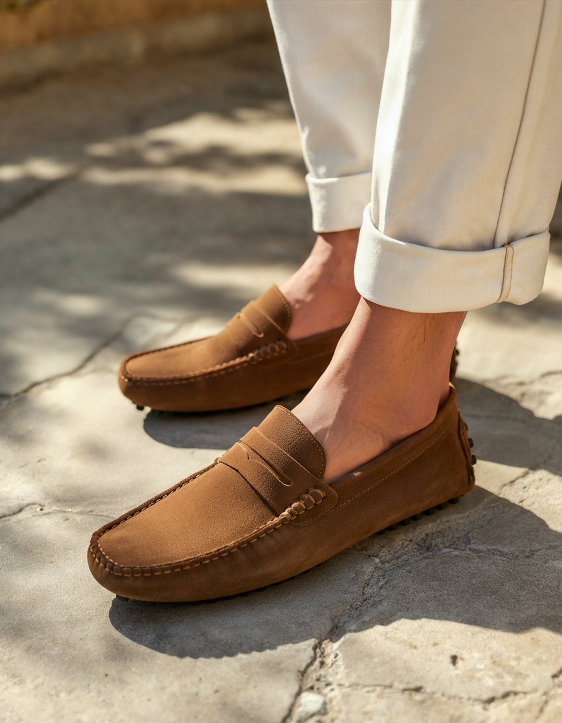 Suede Driver Loafer