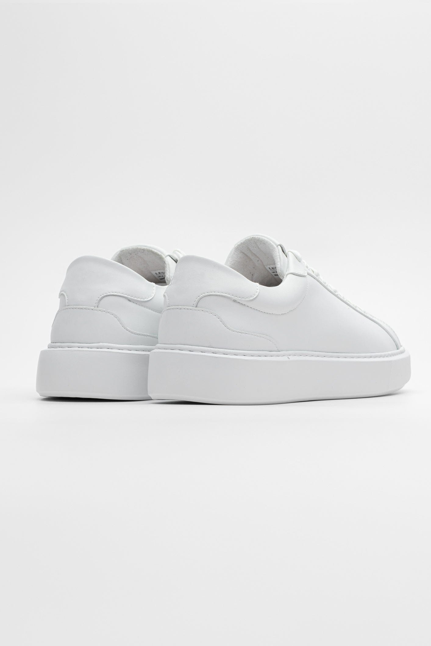 LEATHER TRAINER - WHITE