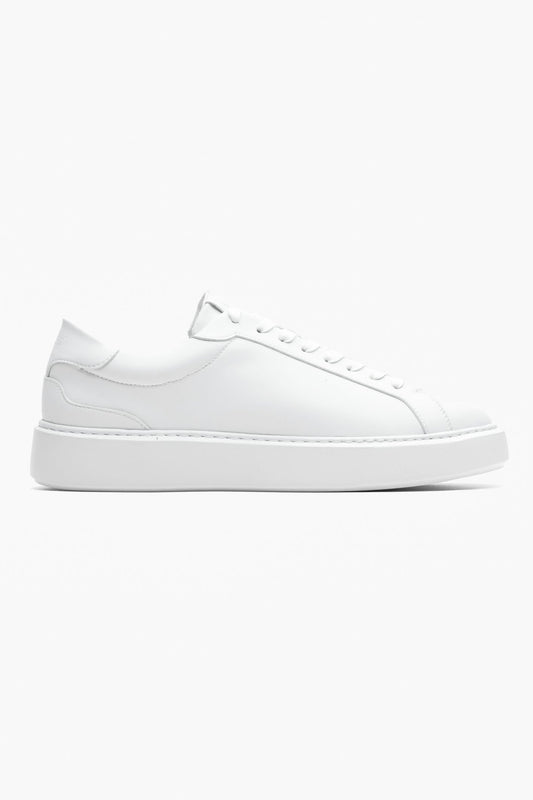 LEATHER TRAINER - WHITE
