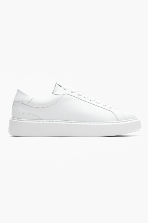 LEATHER TRAINER - WHITE