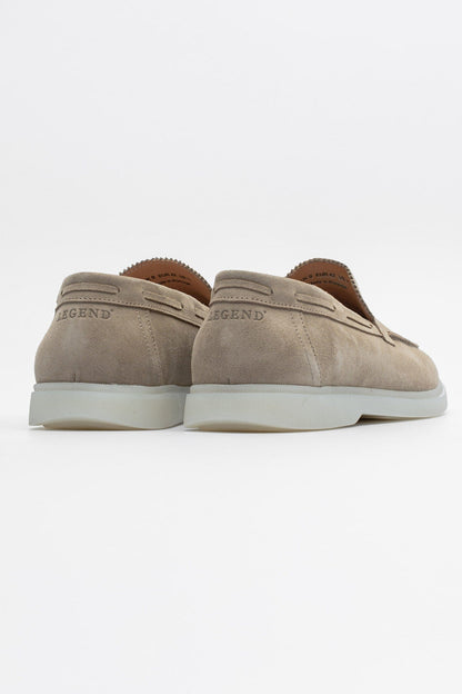 SUEDE LOAFER - BEIGE