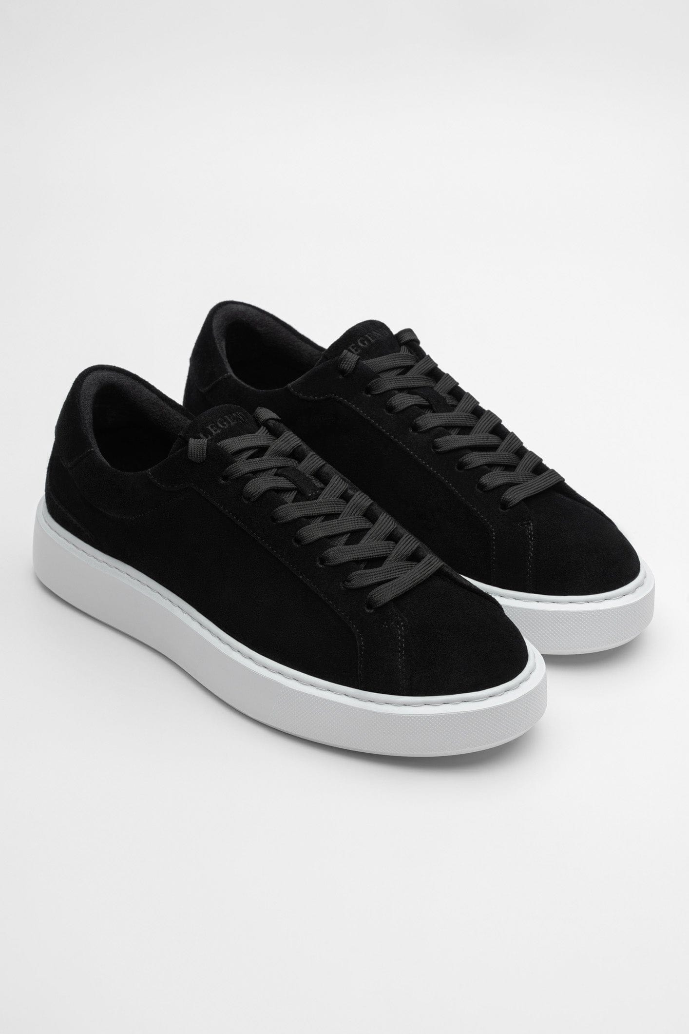 SUEDE TRAINER - BLACK