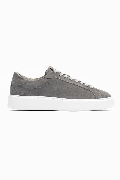 SUEDE TRAINER - DARK GREY