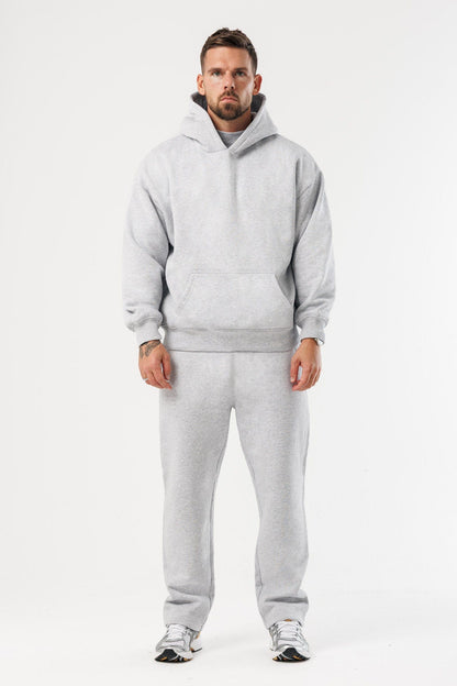 HOODIE - GREY MARL