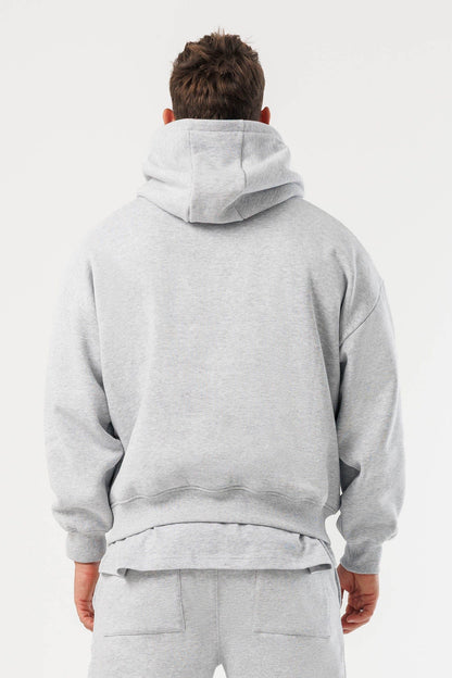 HOODIE - GREY MARL