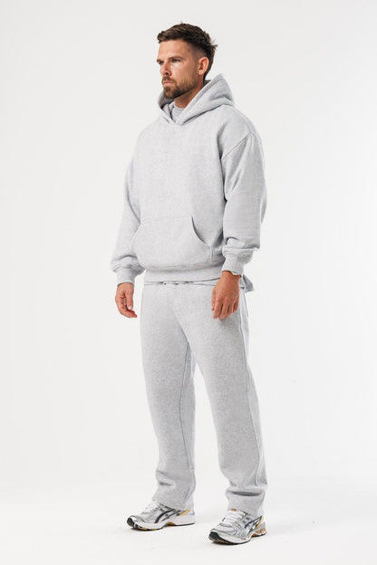 HOODIE - GREY MARL