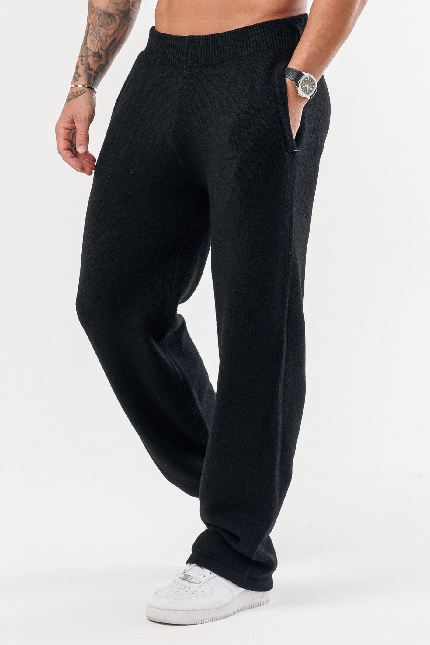 KNIT JOGGER - BLACK