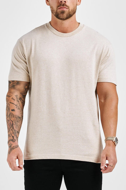 PREMIUM BASICS T-SHIRT (NO LOGO) - FOG