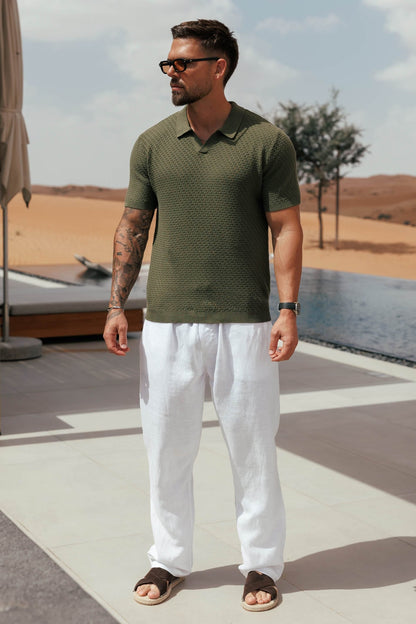 NOIR POLO - OLIVE