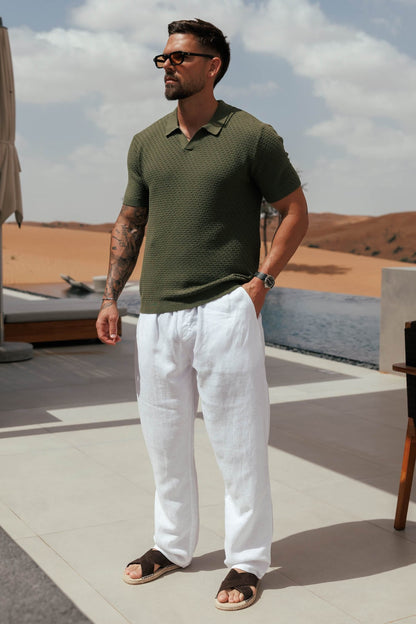 NOIR POLO - OLIVE