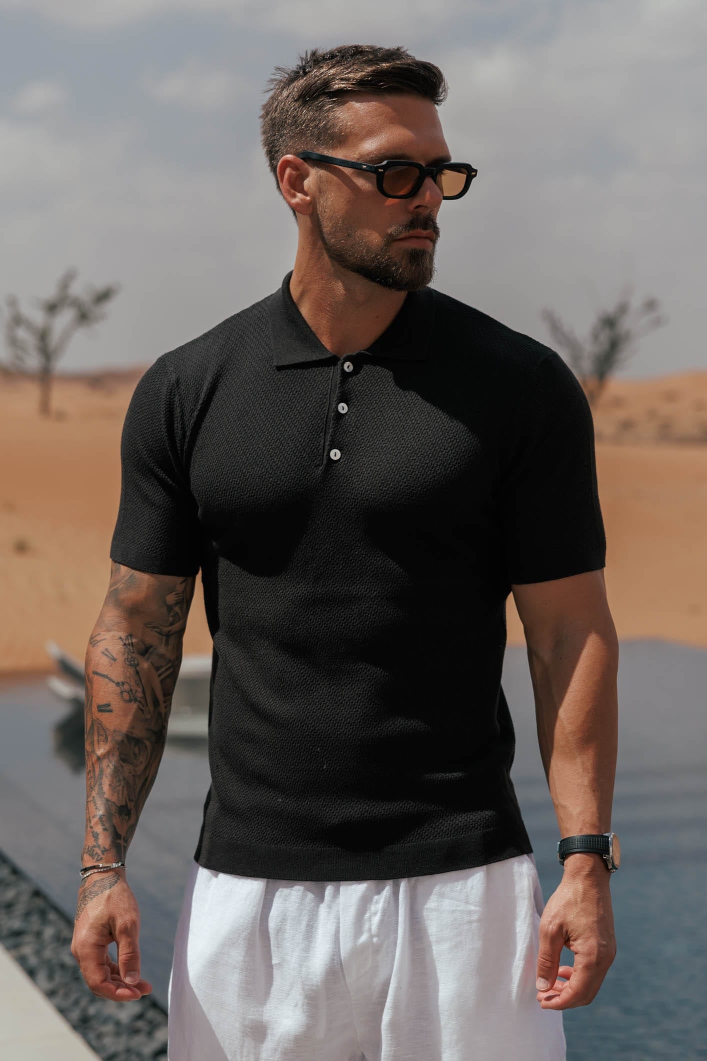 SANTAL POLO - BLACK