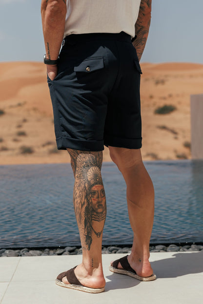 PREMIUM SIDE CINCH SHORT - NAVY