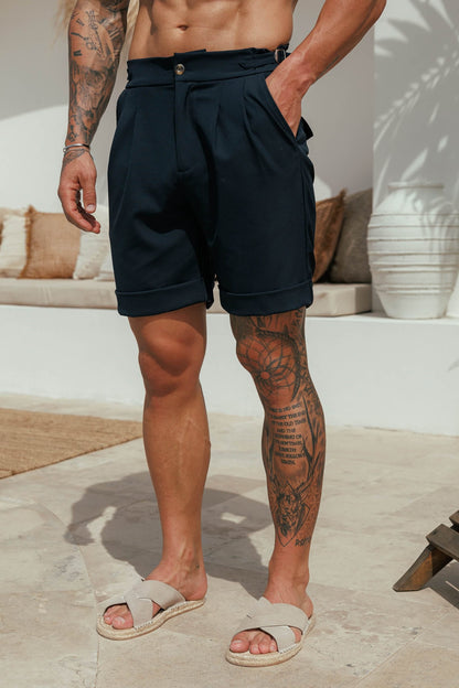 PREMIUM SIDE CINCH SHORT - NAVY