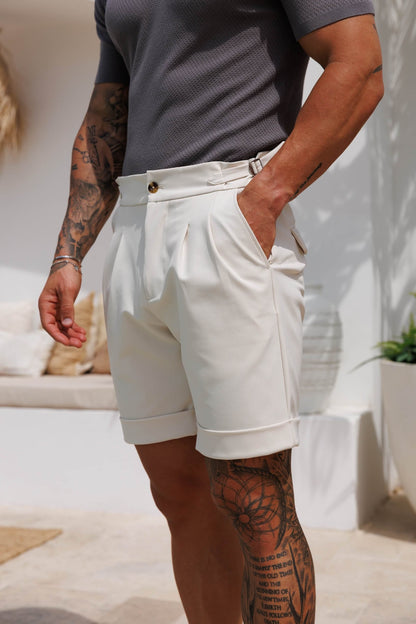 PREMIUM SIDE CINCH SHORT - STONE