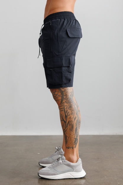 TECHNICAL CARGO SHORTS - NAVY