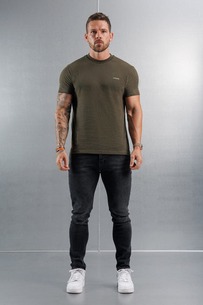 PREMIUM BASICS T-SHIRT (NO LOGO) - ARMY GREEN