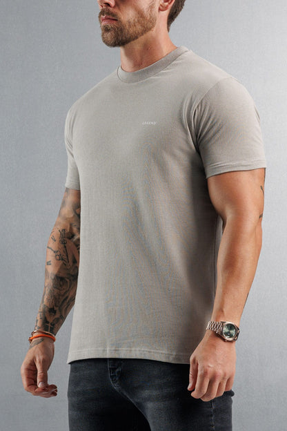 PREMIUM BASICS T-SHIRT - CONCRETE