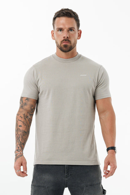 PREMIUM BASICS T-SHIRT - CONCRETE