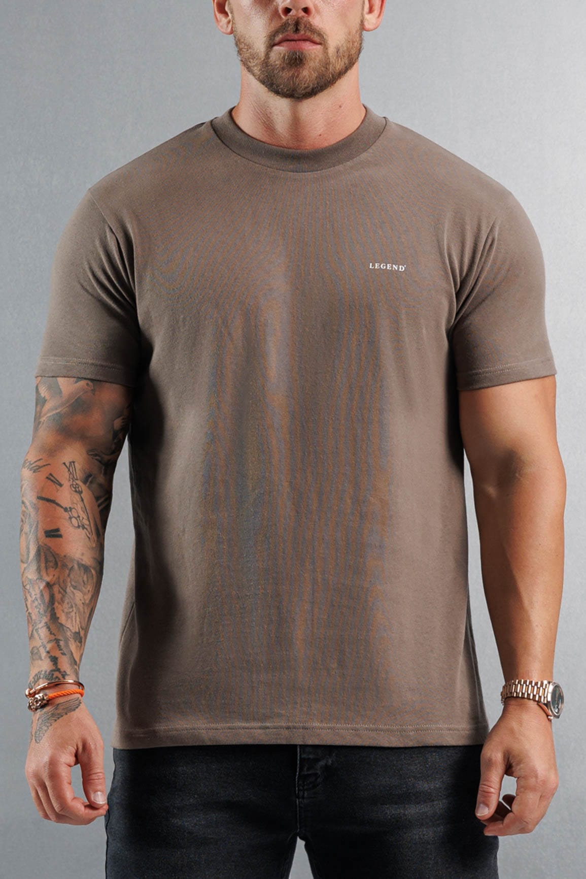 PREMIUM BASICS T-SHIRT (NO LOGO) - MOCHA